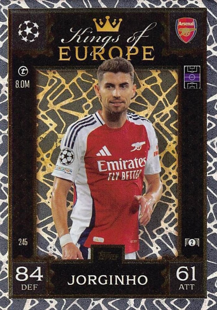 Jorginho 2024 Topps Match Attax UEFA Club Competitions Extra