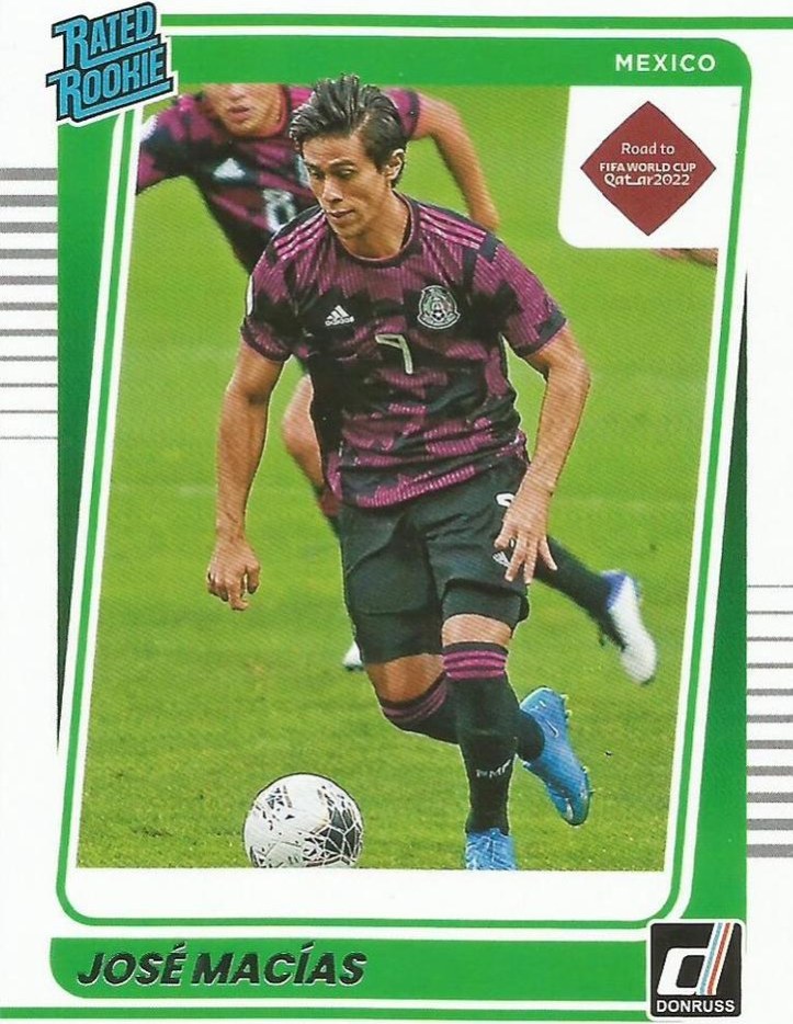Jose Macias 2021 Panini Donruss Soccer 183