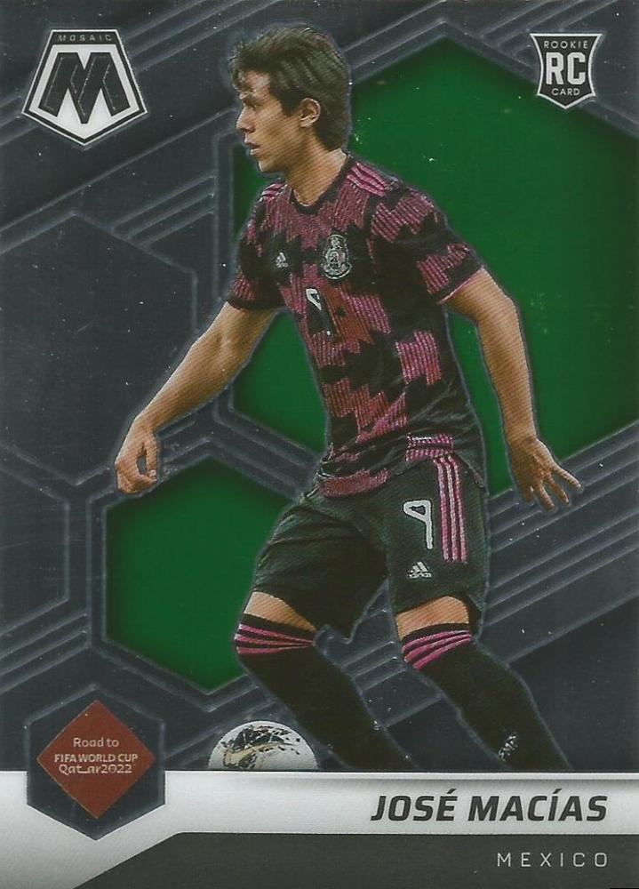 Jose Macias 2021 Panini Mosaic Road to FIFA World Cup