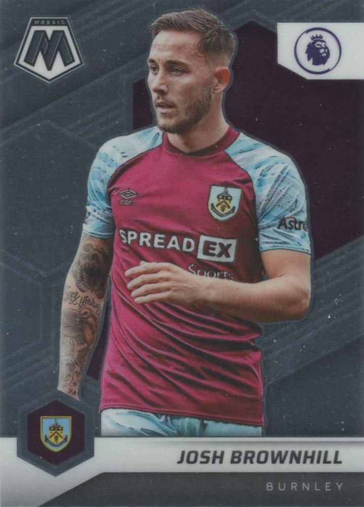 Josh Brownhill 2021 Panini Mosaic Premier League
