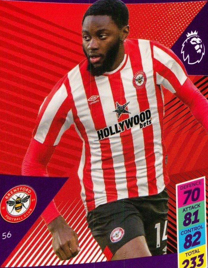 Josh Dasilva 2021 Panini Adrenalyn XL Premier League