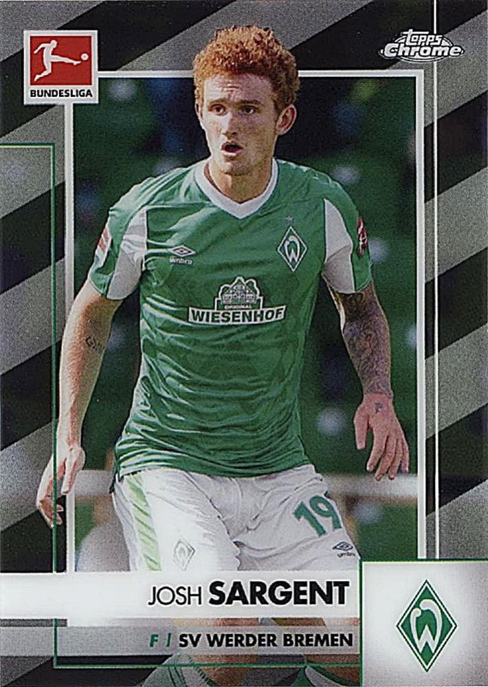Josh Sargent 2020 Topps Chrome Bundesliga 23