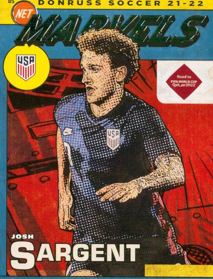 Josh Sargent 2021 Panini Donruss Soccer 13