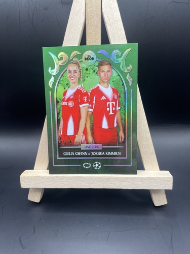 Joshua Kimmich and Giulia Gwinn 2025 Topps Deco /75
