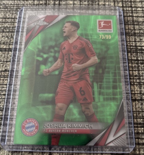 Joshua Kimmich 2024 Topps Bundesliga Chrome Green Lava /99