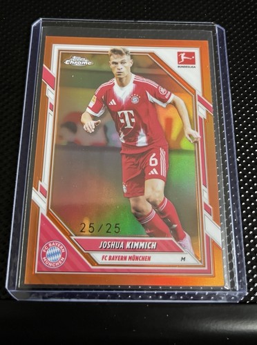 Joshua Kimmich 2025 Topps Bundesliga Chrome Orange /25