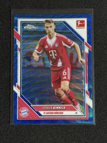 Joshua Kimmich 2025 Topps Chrome Blue Wave /150