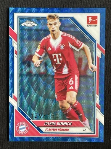 Joshua Kimmich 2025 Topps Chrome Blue Wave Refractor /150