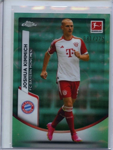 Joshua Kimmich 2023 Topps Chrome Bundesliga Aqua Bubble /275