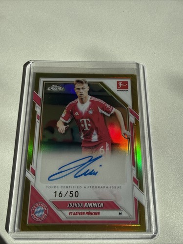 Joshua Kimmich 2025 Topps Chrome Bundesliga Gold /50