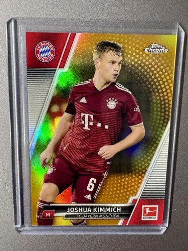Joshua Kimmich 2021 Topps Chrome Bundesliga Gold Refractor /50
