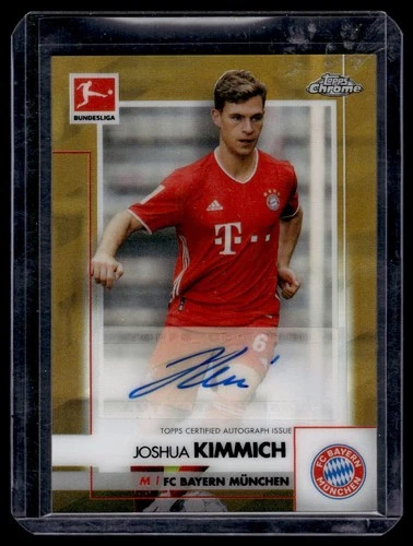 Joshua Kimmich 2020 Topps Chrome Bundesliga Gold Refractor /60