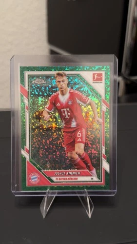 Joshua Kimmich 2025 Topps Chrome Bundesliga Green Mini Slide /99
