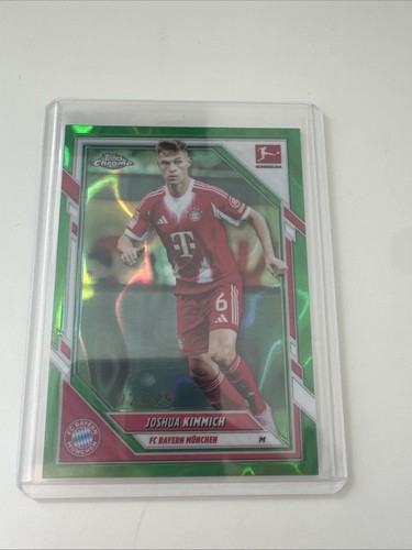 Joshua Kimmich 2025 Topps Chrome Bundesliga Green Wave /99