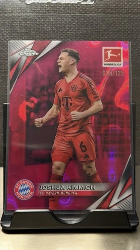 Joshua Kimmich 2024 Topps Chrome Bundesliga Magenta Lava Refractor /125