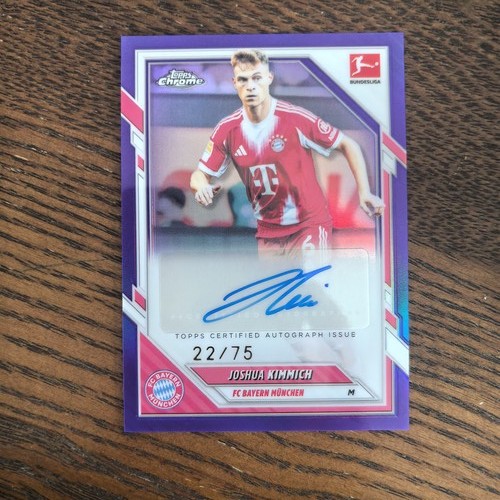Joshua Kimmich 2025 Topps Chrome Bundesliga Purple Refractor /75
