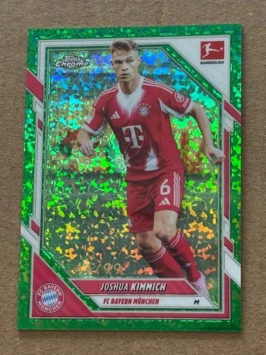 Joshua Kimmich 2025 Topps Chrome Green Shimmer 44/99