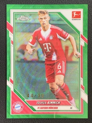 Joshua Kimmich 2026 Topps Chrome Green Wave Refractor /99