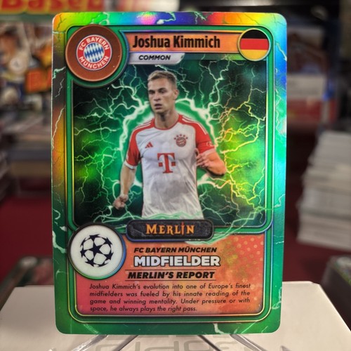 Joshua Kimmich 2024 Topps Chrome Merlin Green Refractor