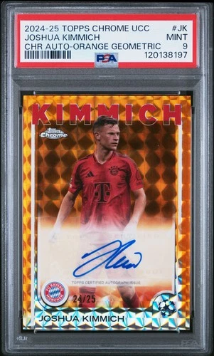 Joshua Kimmich 2024 Topps Chrome Orange Geometric /25
