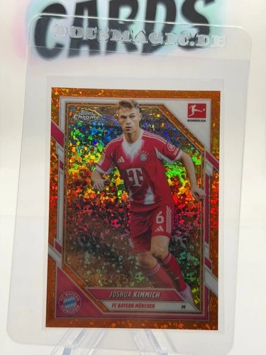 Joshua Kimmich 2025 Topps Chrome Orange Mini Diamond /25