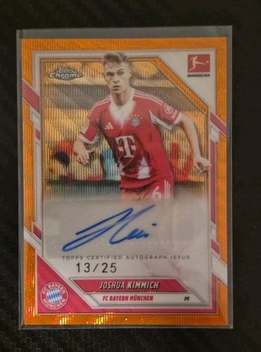 Joshua Kimmich 2025 Topps Chrome Orange Refractor /25
