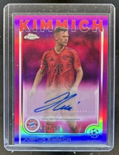 Joshua Kimmich 2024 Topps Chrome Pink Refractor /250