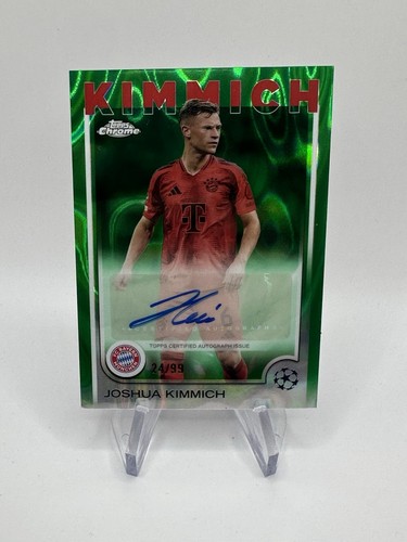 Joshua Kimmich 2025 Topps Chrome UEFA Green Refractor /99