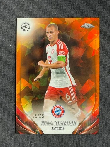 Joshua Kimmich 2023 Topps Chrome UEFA Sapphire Orange Ice /25