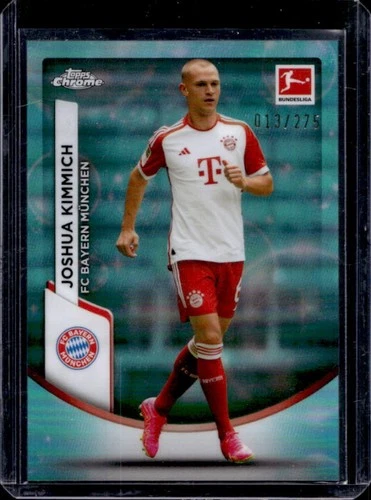 Joshua Kimmich 2023 Topps Cromo Bundesliga Aqua Bubble Refractor /275