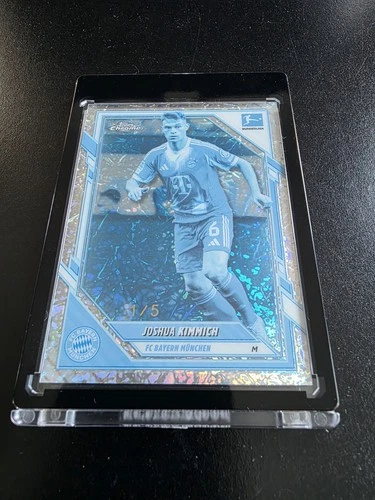 Joshua Kimmich 2025 Topps Cromo Bundesliga Frozen Refractor /5