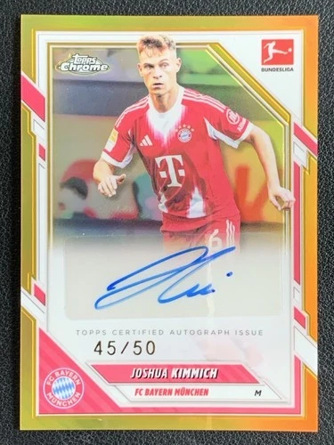 Joshua Kimmich 2025 Topps Cromo Bundesliga Oro Refractor /50
