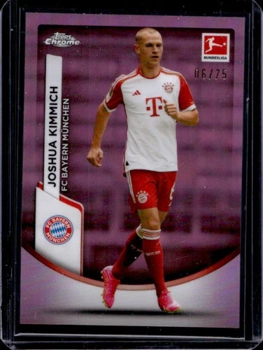 Joshua Kimmich 2023 Topps Cromo Bundesliga Pink Refractor /75