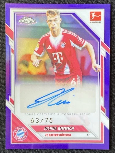 Joshua Kimmich 2025 Topps Cromo Bundesliga Purple Refractor /75
