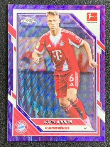 Joshua Kimmich 2025 Topps Cromo Bundesliga Purple Wave /75