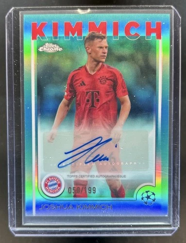 Joshua Kimmich 2024 Topps Cromo UEFA Aqua Refractor /199
