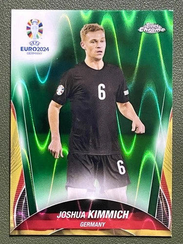 Joshua Kimmich 2024 Topps Cromo UEFA Euro Verde RayWave Refractor