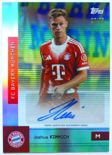 Joshua Kimmich 2025 Topps FC Bayern Munich Team Set /75