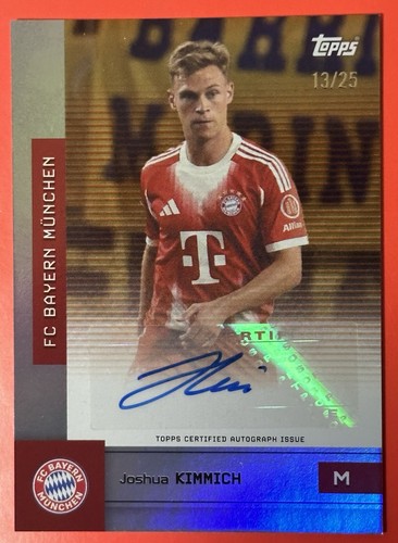 Joshua Kimmich 2025 Topps FC Bayern Team Set /25