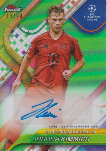 Joshua Kimmich 2024 Panini Finest Green Refractor /99
