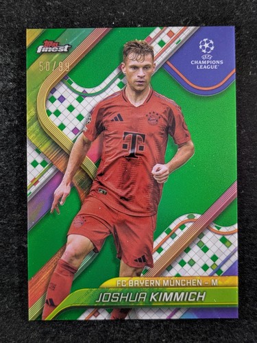 Joshua Kimmich 2024 Topps Finest Green Refractor /99