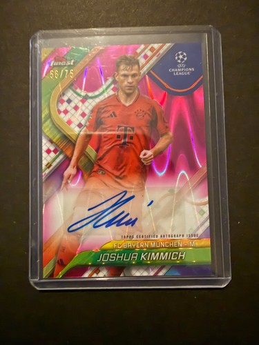 Joshua Kimmich 2024 Topps Finest Magenta Wave /75