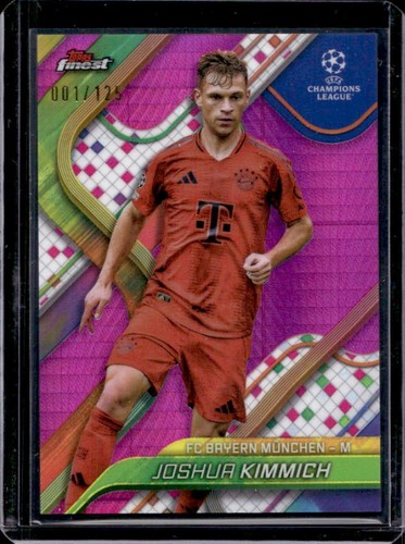 Joshua Kimmich 2024 Topps Finest Pink Prism Refractor /125