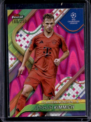 Joshua Kimmich 2024 Topps Finest Pink Raywave /250