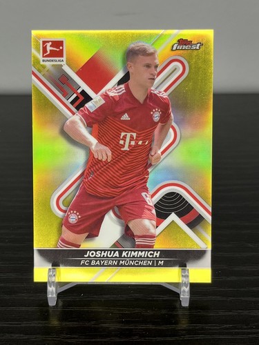 Joshua Kimmich 2021 Topps Finest Yellow Refractor /350