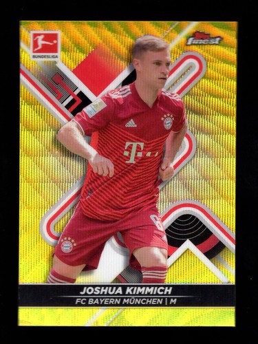 Joshua Kimmich 2021 Topps Finest Yellow Wave /350