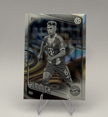 Joshua Kimmich 2025 Topps Flagship Black and White Raindrops /75