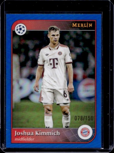 Joshua Kimmich 2024 Topps Merlin Chrome Blue Refractor /150