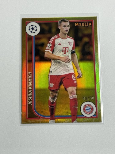 Joshua Kimmich 2024 Topps Merlin Chrome Gold Refractor /50
