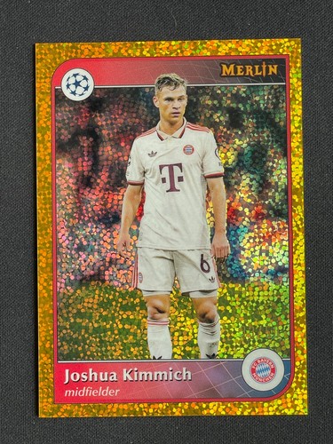 Joshua Kimmich 2025 Topps Merlin Chrome Gold Sparkle /50